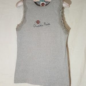 Harley Davidson Chicks Rule Tank
